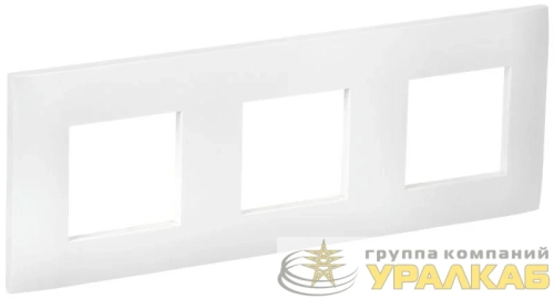 Рамка 3-м SKANDY SK-F03W арктич. бел. IEK SK-M32-K01 детальная картинка