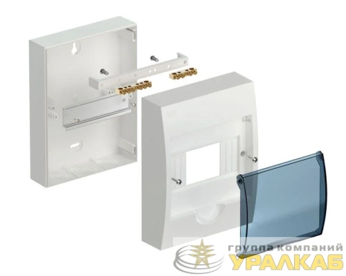 Корпус навесной ЩРН-П-6 Krepta 3 IP41 пластик. бел. IEK 