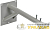 Кронштейн для мачты 500-800мм телескопический IEK ZML10D-MB-03-800