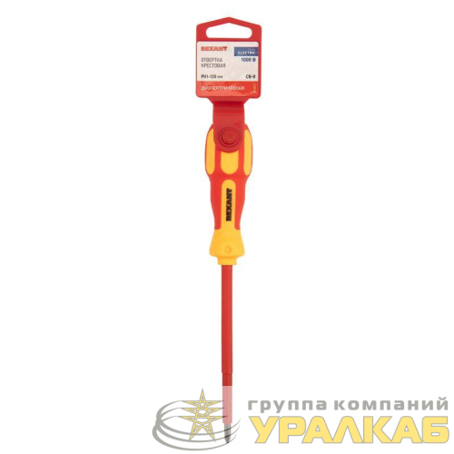 Отвертка "Электрика" PH1 125мм REXANT 12-4717