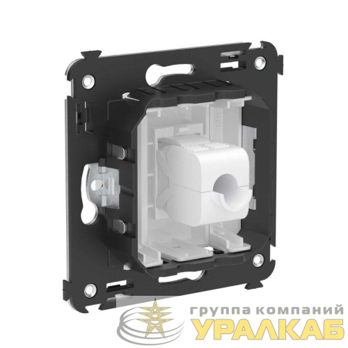 Розетка компьютерная 1-м СП Avanti "Белое облако" RJ45 кат.5E без шторок механизм DKC 4400663 детальная картинка