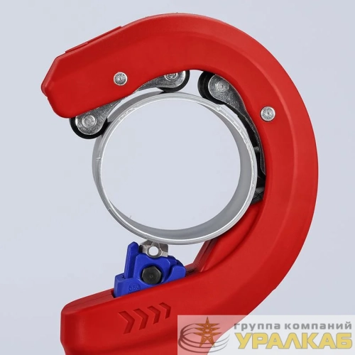 Труборез для канализационных пластиковых труб DP50 d32/40/50мм толщина max 2.4мм длина 202мм BK KNIPEX KN-902301BK детальная картинка