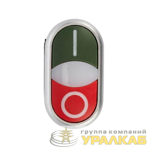 Кнопка LA32 красно-зел. "Пуск-Стоп" с подсветкой NO+NC Rexant 