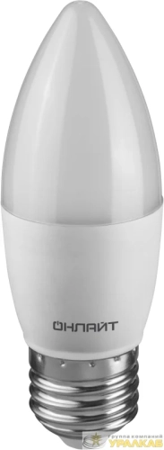 Лампа светодиодная 90 456 OLL-C37-15-230-4K-E27-FR ОНЛАЙТ 