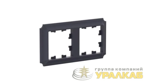 Рамка 2-м AtlasDesign Antique универс. карбон SE 