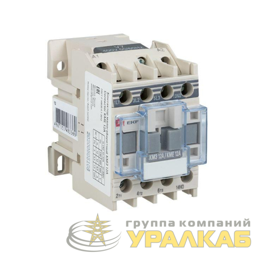 Контактор КМЭ 12А кат. 380В AC 1НО EKF ctr-s-12-380 детальная картинка