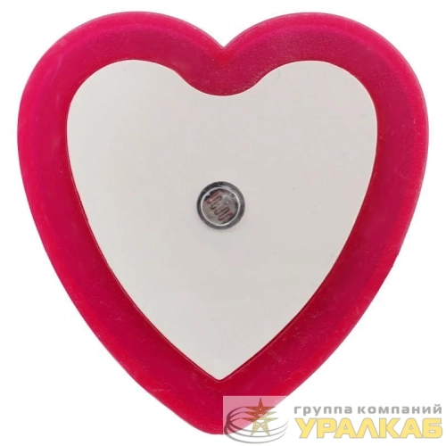 Светильник светодиодный ночник LED "Сердце" с фотосенсором 220В NL-263 Camelion 