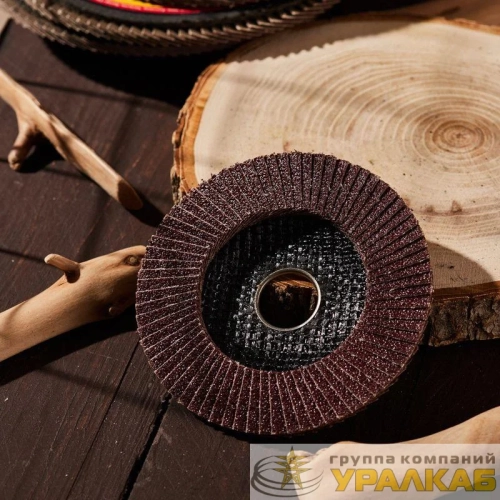 Круг лепестковый торцевой P60 115х22.2мм Kranz 