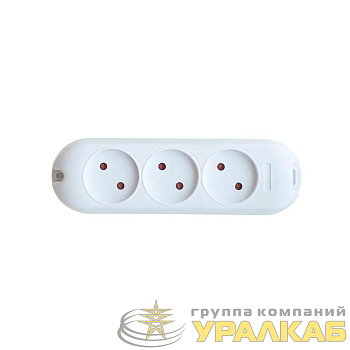 Колодка удлинителя 3N-SMART 3-м 5230 10А без заземл. IN HOME 4690612010441