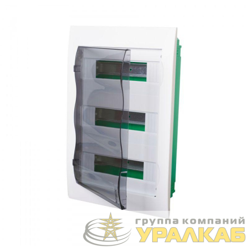 Бокс встраиваемый СП City9 Box 3 ряда 36мод. с прозр. дверцей SE 