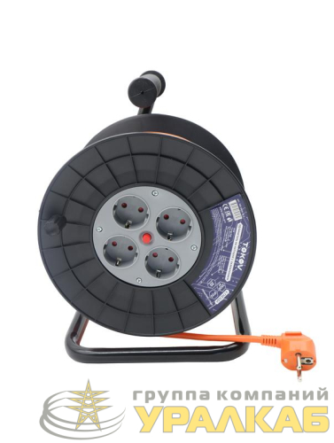 Удлинитель на катушке 4х30м с заземл. 16А IP20 3х1.5 TOKOV ELECTRIC TKE-SK30-15-Z детальная картинка