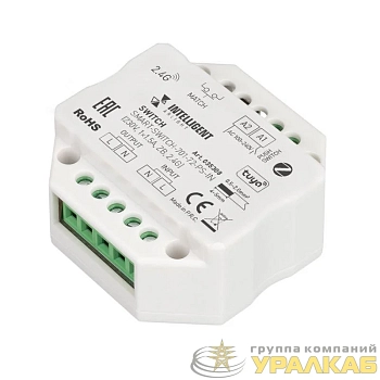 Модуль релейный SMART-SWITCH-701-72-PS-IN 230В 1х1.5А ZB 2.4G пластик INTELLIGENT ARLIGHT 035308