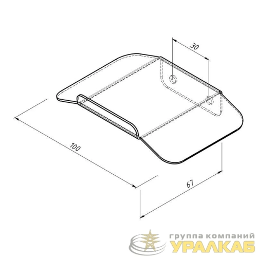Держатель для наушников настенный бел. Rexant 