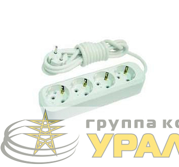 Удлинитель 4х3м с заземл. 16А IP20 Makel MGP153