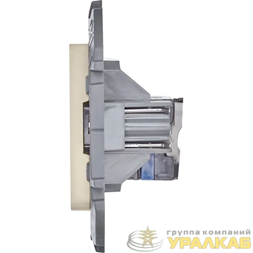 Розетка компьютерная Inspiria RJ45 кат.6 UTP механизм сл. кость IEK 