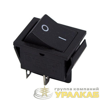 Выключатель клавишный 250В 15А (4с) ON-OFF черн. (RWB-501 SC-767) Rexant 36-2310