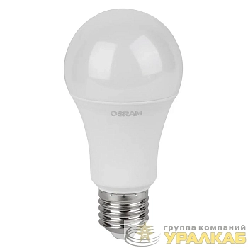 Лампа светодиодная LED Value A 25Вт 3000К тепл. бел. E27 2000лм угол пучка 180град. 220-240В матов. пластик (замена 200Вт) OSRAM 4058075696716