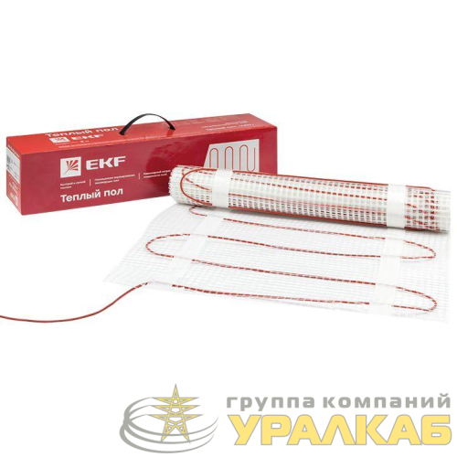 Комплект "Теплый пол" (мат) двухжил. "Уют" 2.5кв.м 375Вт PROxima EKF nm2-375-2.5 детальная картинка