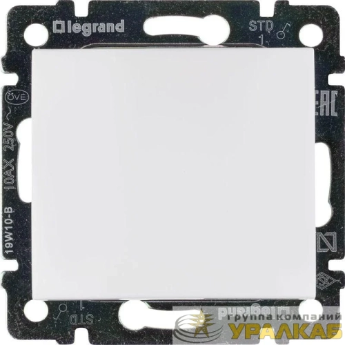 Выключатель 1-кл. СП Valena 10А IP31 250В механизм бел. IEK 