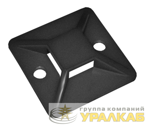 Площадка самокл. 20х20 под хомуты черн. (уп.20шт) IEK UHP31-20-020 детальная картинка