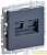 Розетка компьютерная 2-м СП BRITE RJ45 кат.5E РК10-2-БрМ механизм маренго IEK BR-K20-1-K35