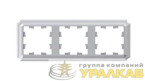 Рамка 3-пост. AtlasDesign Antique универс. алюм. SE ATN100303 детальная картинка