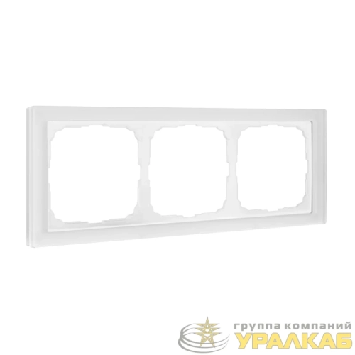 Рамка 3-м ArtGallery Pure матов. органич. стекло бел. SE 