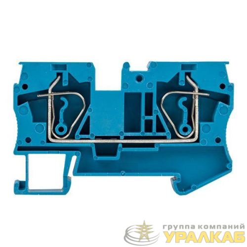 Колодка клеммная ST-6 57А пружинная син. EKF plc-jxb-st-6-blue детальная картинка