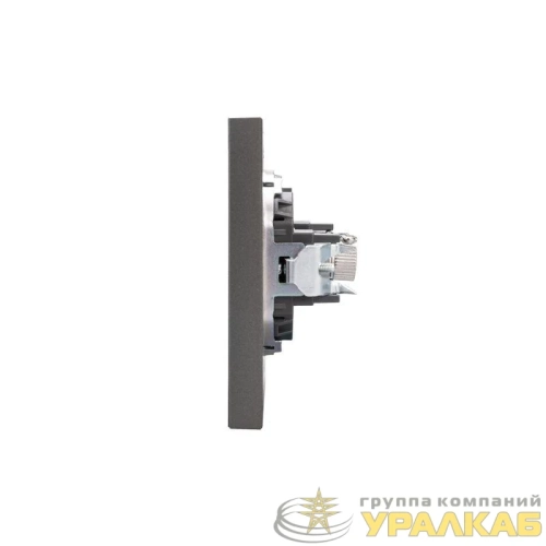 Розетка СП STRONG MIELE TV графит Kranz 