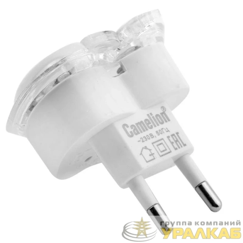 Светильник-ночник светодиодный NL-258 "яблоко RGB" 220В Camelion 