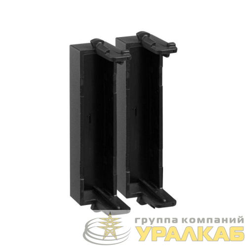 Комплект модульных заглушек 0.5мод. Avanti "Черный матовый" (уп.2шт) DKC 4412995 детальная картинка