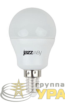 Лампа светодиодная PLED-SP 7Вт G45 шар 3000К тепл. бел. E14 540лм 230В JazzWay 1027856-2