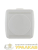 Розетка 1-м ОП Nata 16А IP20 с заземл. с защ. крышкой керамика бел. LEZARD 710-0200-123