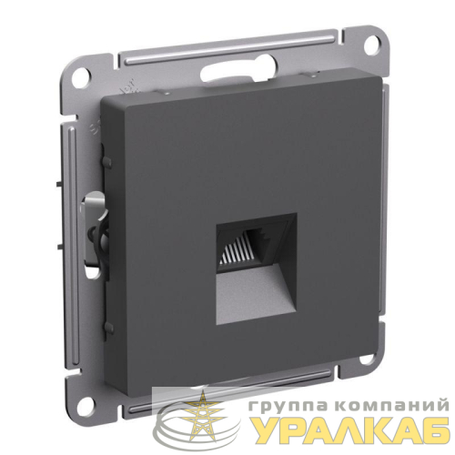 Розетка компьютерная AtlasDesign RJ45 кат.5E механизм базальт SE 