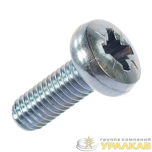 Винт с полукруглой головкой М5х16 DIN 7985 оцинк. (уп.20шт) Tech-Krep/Zitar 103015 детальная картинка