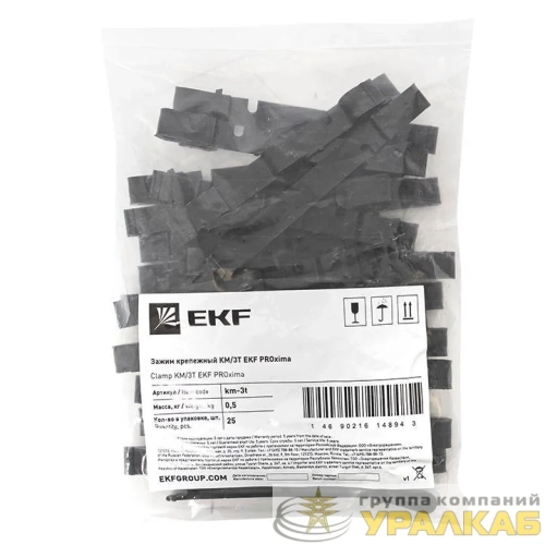 Зажим крепежный КМ/3Т EKF km-3t детальная картинка