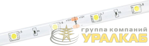 Лента светодиодная LED LSR-5050WW30-7.2-IP65-12В (уп.5м) IEK LSR2-1-030-65-3-05