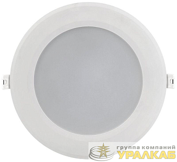 Светильник светодиодный ДВО 1715 15Вт 4000К IP40 даунлайт встраив. круг бел. IEK LDVO0-1715-15-4000-K01
