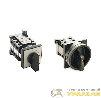 Переключатель кулачковый СП 16А IP30 ПП53-16-1-001-1 УХЛ3 черн. Кунцево 14001