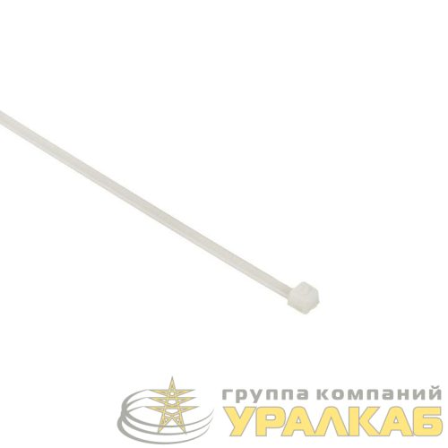 Хомут кабельный 2.5х150 нейл. бел. (уп.100шт) EKF plc-c-2.5x150 детальная картинка