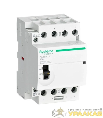 Контактор 4п City9 Set 4НО 40А AC 400В-230В SE 