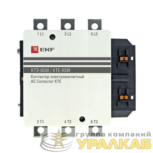 Контактор КТЭ 330А кат. 380В AC 1НО EKF 