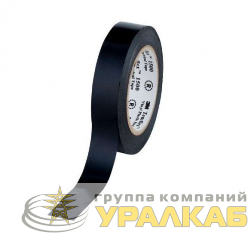 Изолента ПВХ 19мм Temflex 1300 черн. (рул.20м) 3М 7100080340