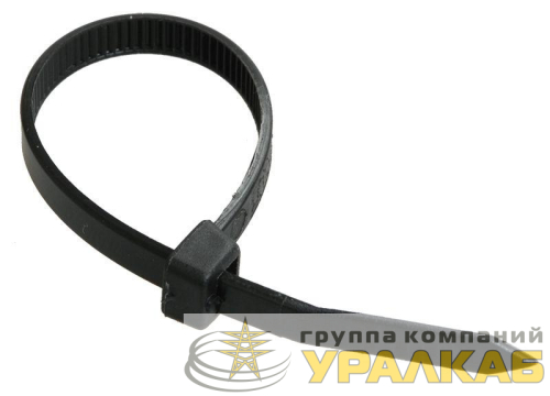 Хомут кабельный 2.5х100 нейл. черн. (уп.100шт) IEK UHH32-D025-100-100 детальная картинка