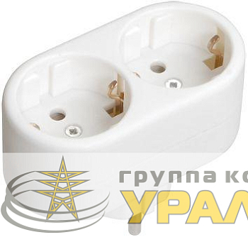 Разветвитель 2-м 16А IP20 Т-01/02 кругл. IEK WTP10-16-02