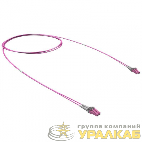 Шнур оптический коммутационный Duplex LC/UPC-LC/UPC 50/125 (OM4) 2м DKC RNPC54DLL2