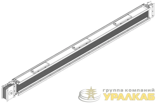 Секция прямая распределительная 2500А Al 3L+N+PER IP55 1+0 IEK LB-2500A4-35-D-S10 детальная картинка