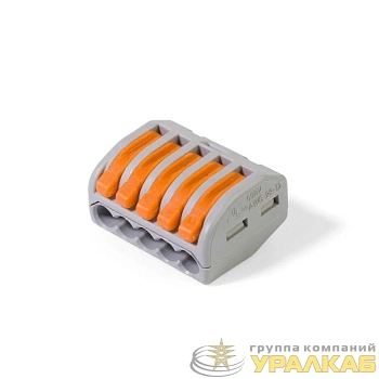 Клеммник 5х(0.08-2.5(4.0)) WAGO 