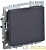 Выключатель 1-кл. СП BRITE ВС10-1-0-БрГ 10А механизм графит IEK BR-V10-0-10-K53