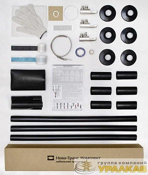 Муфта кабельная концевая наружн. уст. 10кВ 10КНТпН-3х(150-240) с болтов. наконечн. Нева-Транс Комплект 